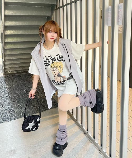 XU（エックスユー）の「韓国風ファッション XU エックスユー Shooting Star Mini Bag ミニバッグ ハンドバッグ（ハンドバッグ・メンズ・ブラック・ONE SIZE）」の10枚目の写真