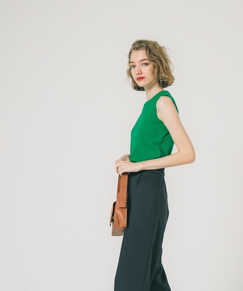 coca（coca）（コカ）の「カップ付きノースリーブトップス（タンクトップ・レディース・ホワイト/ブラック/グリーン/その他1・S/M/L）」の11枚目の写真