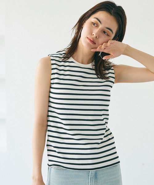 coca（coca）（コカ）の「カップ付きノースリーブトップス（タンクトップ・レディース・ホワイト/ブラック/グリーン/その他1・S/M/L）」の18枚目の写真