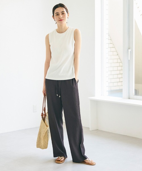 coca（coca）（コカ）の「カップ付きノースリーブトップス（タンクトップ・レディース・ホワイト/ブラック/グリーン/その他1・S/M/L）」の13枚目の写真