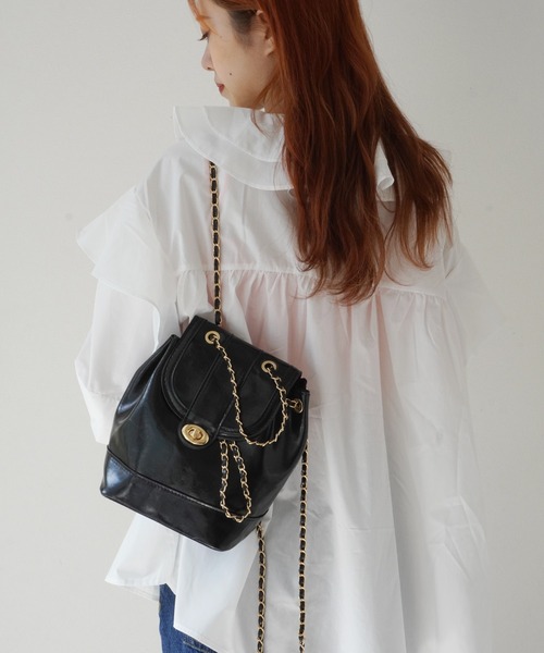 Port（ポート）の「メタリックカラー チェーン バッグ / リュック #_（バックパック/リュック・レディース・シルバー/ブラック・FREE）」の18枚目の写真