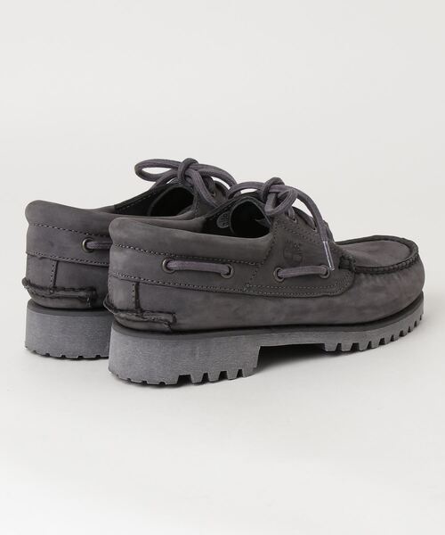 Timberland（ティンバーランド）の「Timberland/Authentics 3Eye Classic（モカシン/デッキシューズ・メンズ・ダークグレー・25/26/27）」の2枚目の写真