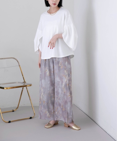特価商品  マーブル箔ptリラックスパンツ（その他パンツ）｜Eimee Law パンツ