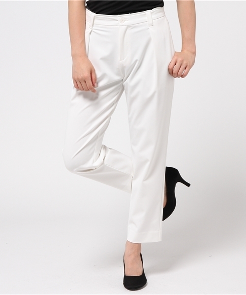 FRAMeWORK（フレームワーク）の「ドライギャバ テーパードPT（その他パンツ・レディース・ブラック/ホワイト・38/36/40）」の2枚目の写真