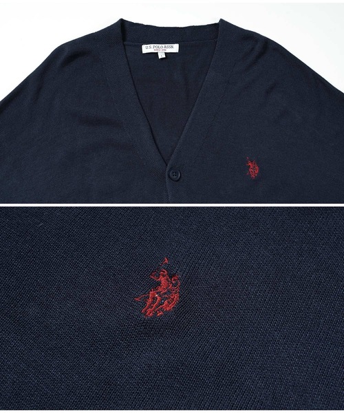 U.S. POLO ASSN.(ユーエスポロアッスン)の「U.S. POLO ASSN. / ユーエスポロアッスン 別注 コラボ コットン タッチ カーディガン(カーディガン/ボレロ・メンズ・ネイビー/チャコール/グレー/グリーン/ブラック/ライトベージュ・MEDIUM/LARGE)」の21枚目の写真