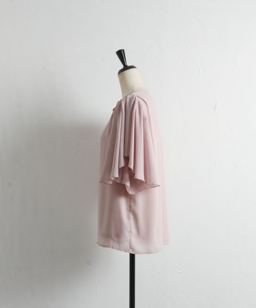 tocco closet（トッコ　クローゼット）の「りぼん付きフレアスリーブブラウス（シャツ/ブラウス・レディース・ピンク系その他/オフホワイト・M）」の15枚目の写真