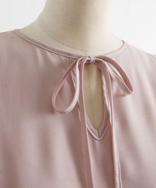tocco closet（トッコ　クローゼット）の「りぼん付きフレアスリーブブラウス（シャツ/ブラウス・レディース・ピンク系その他/オフホワイト・M）」の18枚目の写真