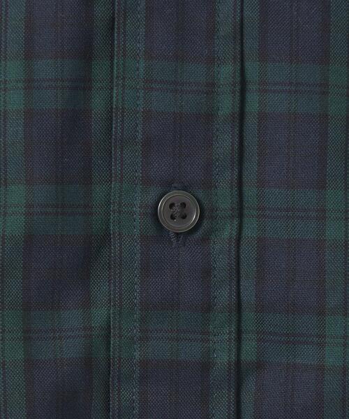 green label relaxing（グリーンレーベルリラクシング）の「FINE BASIC ピンオックス チェック ビッグ ボタンダウン シャツ（シャツ/ブラウス・メンズ・ネイビー/ベージュ/ケリー・L/S/XL/M）」の19枚目の写真