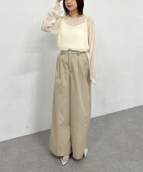 トップス Archive シアー楊柳TOPS（Tシャツ/カットソー）｜archives