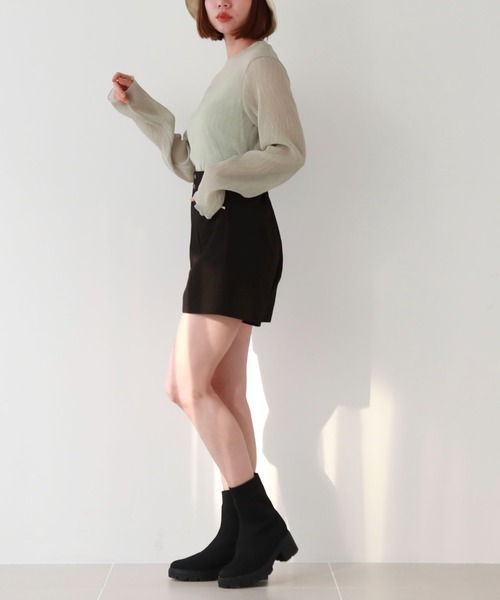 トップス Archive Hermes シアー楊柳TOPS（Tシャツ/カットソー）｜archives
