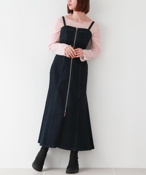 archives（アルシーヴ）の「シアー楊柳ＴＯＰＳ（Tシャツ/カットソー・レディース・モカ/アイボリー/ブルーグレー/ブラック/グレー/グリーン/ピンク・MEDIUM）」の20枚目の写真