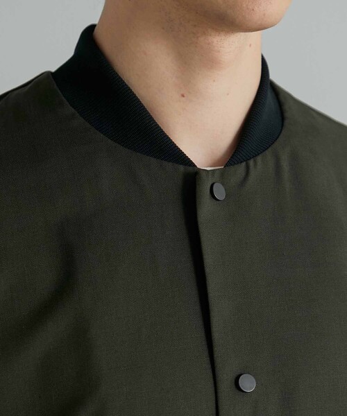 UNITED TOKYO（ユナイテッドトウキョウ）の「Clear wool ボンバーSH（スタジャン・メンズ・ネイビー/ライトベージュ/カーキ・1/2）」の11枚目の写真