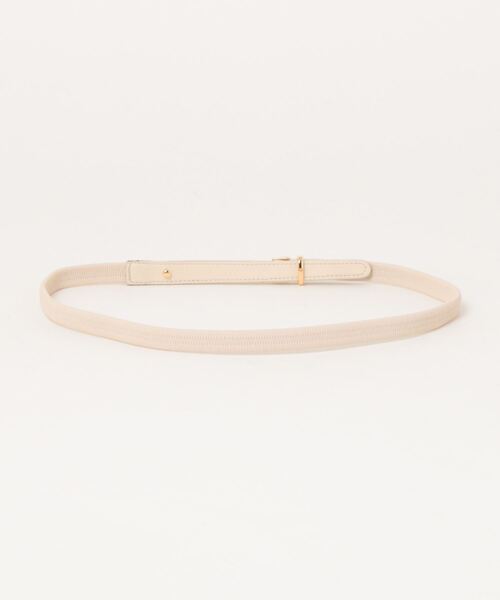 RESEXXY（リゼクシー）の「メタルコンビゴムベルト（ベルト・レディース・ベージュ/ブラック・FREE）」の3枚目の写真