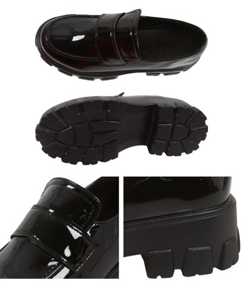 KOBE LETTUCE（コウベレタス）の「厚底ローファー（ローファー・レディース・ブラック/ブラック系・L1/LL2/S1/LL1/M1/M2/S2/L2）」の9枚目の写真