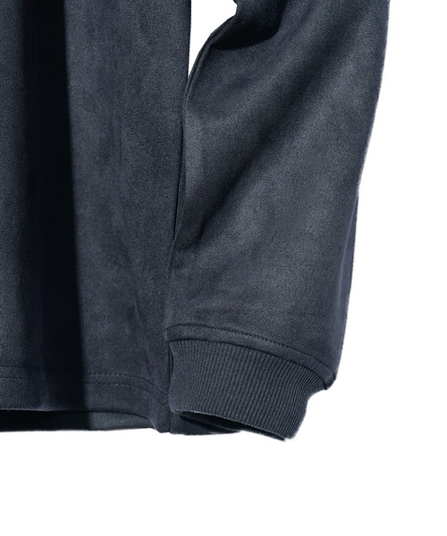 SOMEDIFF（サムディフ）の「【SOMEDIFF】ルーズシルエットスウェードロンT メンズ 長袖Tシャツ スウェードトレーナー オーバーサイズ 春服 冬服（Tシャツ/カットソー・メンズ・ベージュ/ホワイト/グレー/ネイビー・M/XL/L）」の20枚目の写真