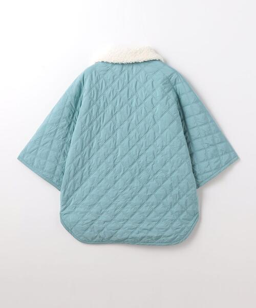 green label relaxing(グリーンレーベルリラクシング)の「TJ キルト アノラック 140cm-160cm(ブルゾン・キッズ・ブラック/ライトブルー・150cm/140cm/160cm)」の3枚目の写真