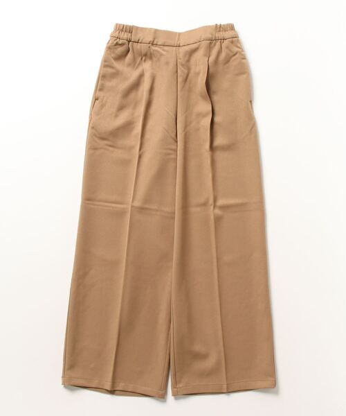 TIGORA（ティゴラ）の「ティゴラ TIGORA タックワイドパンツ（スラックス・レディース・ブラウン/ブラック・L/S/XL/M）」の2枚目の写真