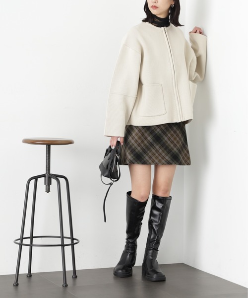 FREE'S MART（フリーズマート）の「ランタンスリーブニットカーディガン（カーディガン/ボレロ・レディース・アイボリー/ブラック/グレー・FREE）」の16枚目の写真