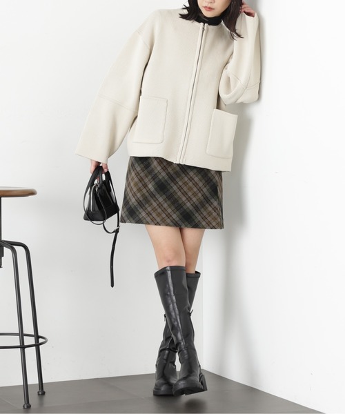 FREE'S MART（フリーズマート）の「ランタンスリーブニットカーディガン（カーディガン/ボレロ・レディース・アイボリー/ブラック/グレー・FREE）」の18枚目の写真