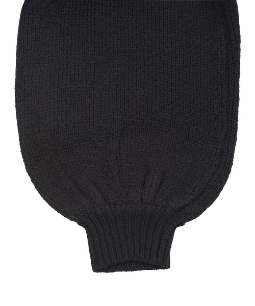 PUNYUS（プニュズ）の「タートルネックオーバーニット（ニット/セーター・レディース・グレー/ブラック/ピンク/グリーン/オフホワイト・4/3）」の19枚目の写真