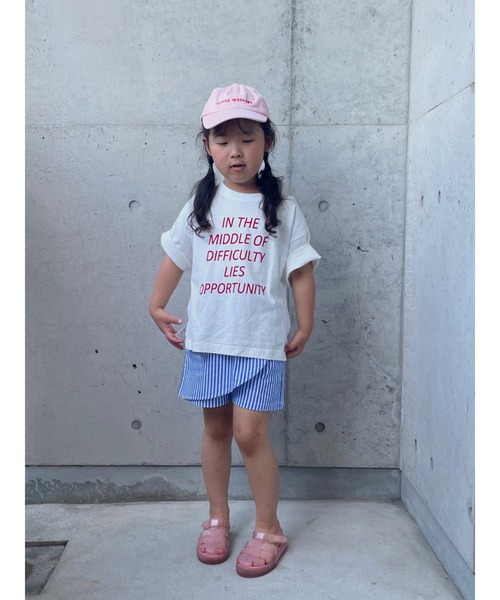 Crescent（クレッセント）の「ストライプ柄ショートパンツ（その他パンツ・キッズ・ブルー/オフホワイト・90/120/80/95/100/110/130）」の9枚目の写真