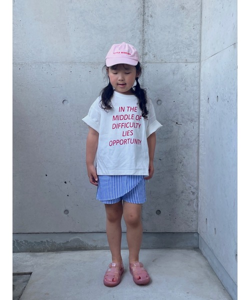 Crescent（クレッセント）の「ストライプ柄ショートパンツ（その他パンツ・キッズ・ブルー/オフホワイト・90/120/80/95/100/110/130）」の12枚目の写真