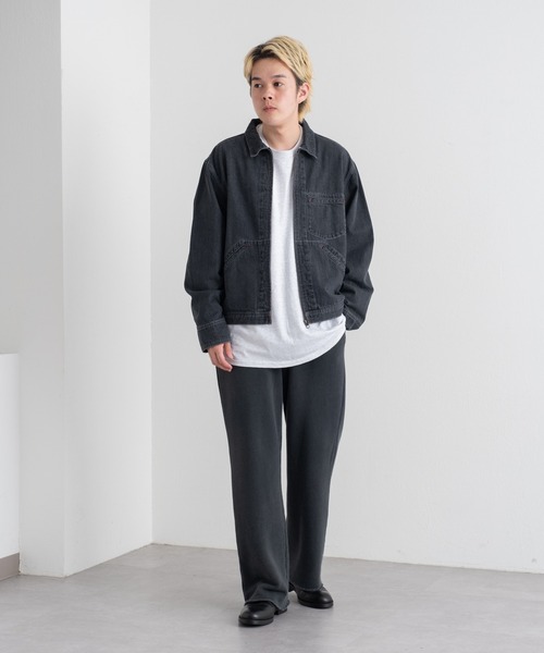 WHIMSIC（ウィムジック）の「【UNISEX/SETUP対応】サンフェードスウェットパンツ（スウェットパンツ・メンズ・チャコールグレー/ライトグレー・FREE）」の8枚目の写真