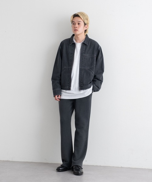WHIMSIC（ウィムジック）の「【UNISEX/SETUP対応】サンフェードスウェットパンツ（スウェットパンツ・メンズ・チャコールグレー/ライトグレー・FREE）」の10枚目の写真