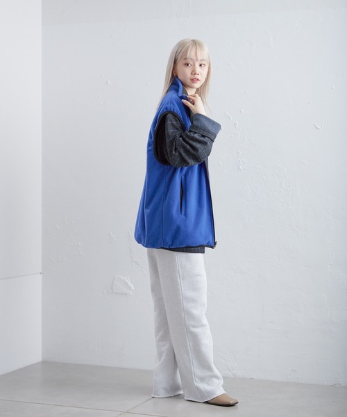 WHIMSIC（ウィムジック）の「【UNISEX/SETUP対応】サンフェードスウェットパンツ（スウェットパンツ・メンズ・チャコールグレー/ライトグレー・FREE）」の4枚目の写真