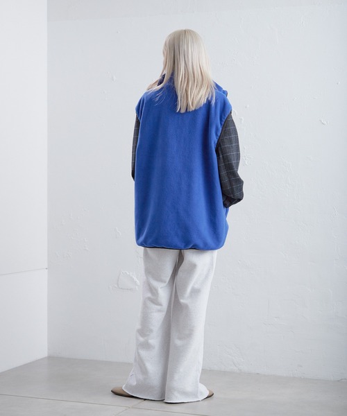 WHIMSIC（ウィムジック）の「【UNISEX/SETUP対応】サンフェードスウェットパンツ（スウェットパンツ・メンズ・チャコールグレー/ライトグレー・FREE）」の5枚目の写真