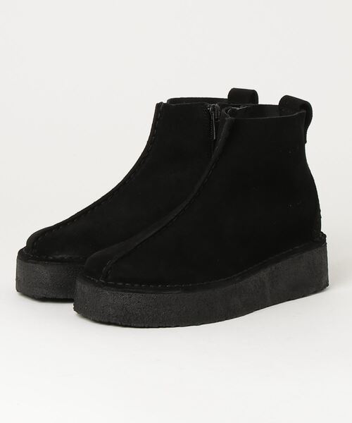 Clarks（クラークス）の「W TREK WEDGE BOOT　26173492（ドレスシューズ・レディース・ブラック・5/5h/4h/6/3h/4/3）」の8枚目の写真