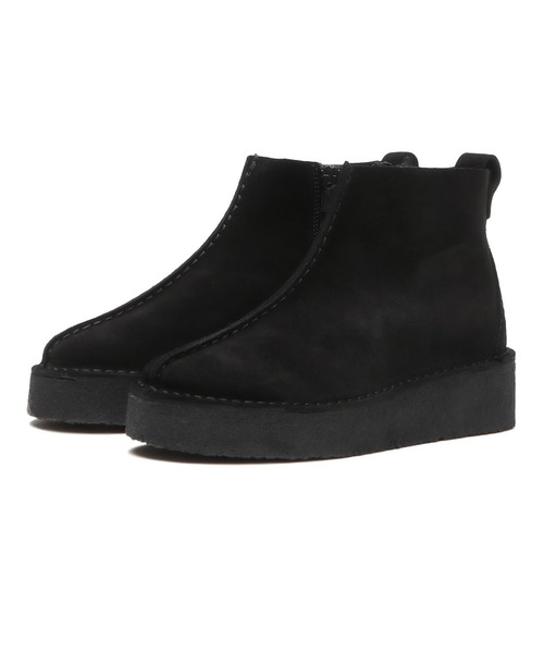 Clarks（クラークス）の「W TREK WEDGE BOOT　26173492（ドレスシューズ・レディース・ブラック・5/5h/4h/6/3h/4/3）」の9枚目の写真