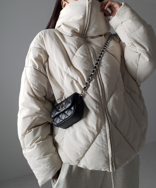 美品　theory セオリー　2way リバーシブル ダウン　ホワイト　ベージュ セオリー 2way リバーシブル ダウンジャケット M〜L相当