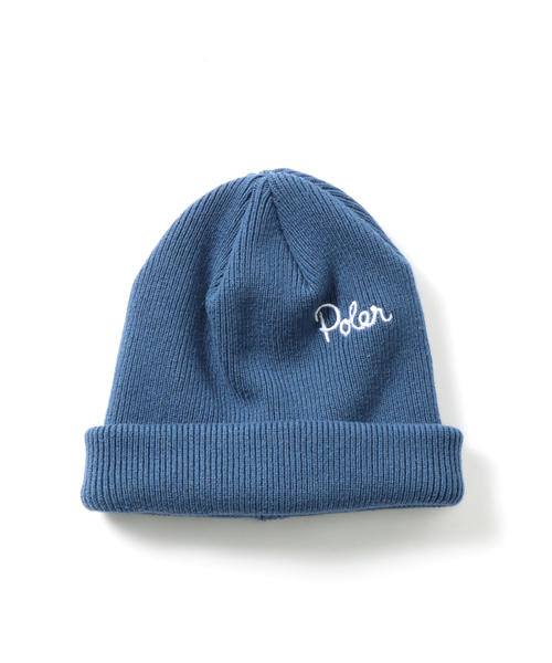 POLeR（ポーラー）の「【POLeR / ポーラー】別注 SUMMIT SHALLOW ビーニー（ニットキャップ/ビーニー・メンズ・ブラック/オレンジ/カーキ/ネイビー・FREE）」の4枚目の写真