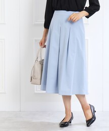 ◆【春SALE/フォーマル/入卒/ママスーツ】ソフトタフタスカート