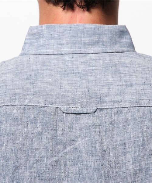 ivory court（アイボリーコート）の「リネンシャツ H/S◆（シャツ/ブラウス・メンズ・ネイビー/ダークブルー/ブルー系その他/ブラック/ホワイト/ピンク・40/38）」の15枚目の写真