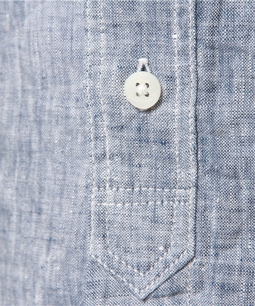 ivory court（アイボリーコート）の「リネンシャツ H/S◆（シャツ/ブラウス・メンズ・ネイビー/ダークブルー/ブルー系その他/ブラック/ホワイト/ピンク・40/38）」の17枚目の写真