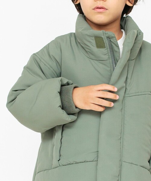 BRANSHES（ブランシェス）の「モンスターコート（その他アウター・キッズ・グレイッシュベージュ/カーキオリーブ・150/100/130/110/120/140/90）」の18枚目の写真