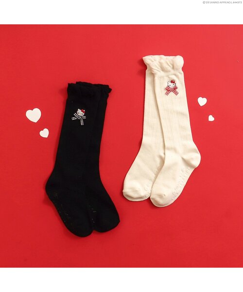 sanrio（サンリオ）の「ハローキティリボンハイソックス（ソックス
