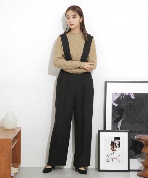 NANO universe(ナノユニバース)の「ランダムリブクロップドニットトップス(ニット/セーター・レディース・イエロー/ベージュ/ブラック・FREE)」の17枚目の写真