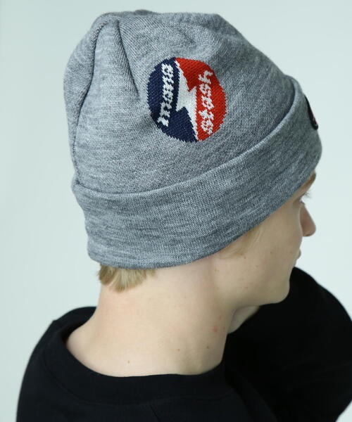 L.H.P(エルエイチピー)の「MANASTASH/マナスタッシュ/MULTI CLASSIC LOGO KNIT CAP(ニットキャップ/ビーニー・メンズ・ブラック/ベージュ/グレー/オリーブ系・F)」の9枚目の写真
