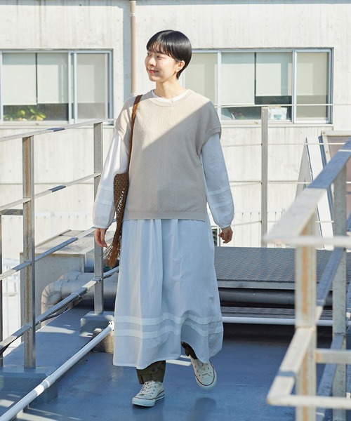 PAR ICI（パーリッシィ）の「ビスコースリネン オーバーベスト（ベスト