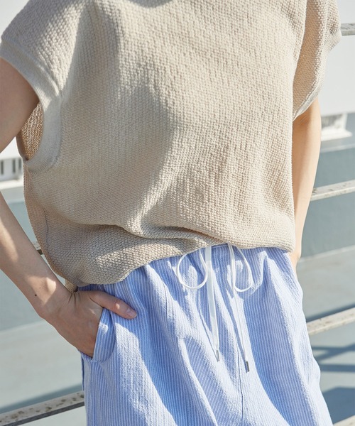 PAR ICI（パーリッシィ）の「ビスコースリネン オーバーベスト（ベスト