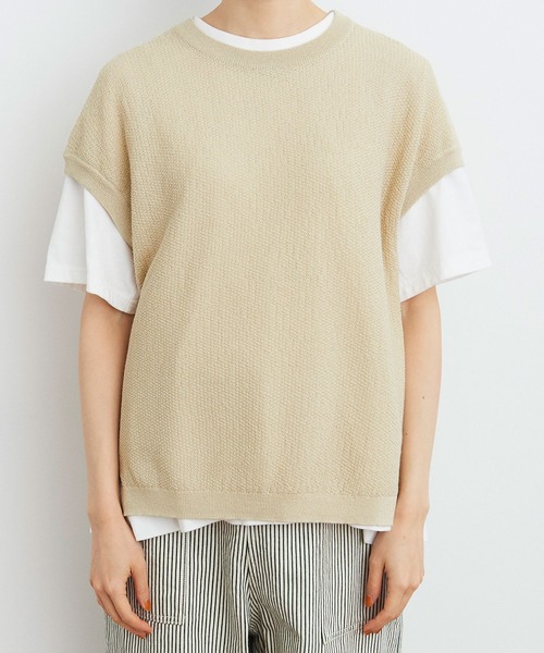 PAR ICI（パーリッシィ）の「ビスコースリネン オーバーベスト（ベスト