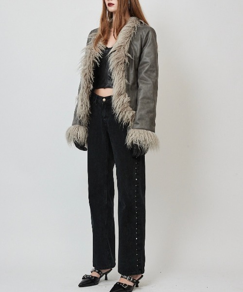ounce mustang coat ムートンコート ムスタン KOOLOSET】Winter Premium Mustang (ムートン・ファーコート