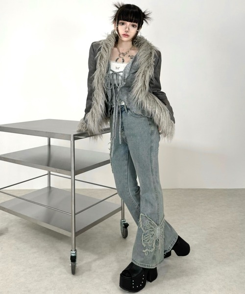 ounce mustang coat ムートンコート ムスタン KOOLOSET】Winter Premium Mustang (ムートン・ファーコート