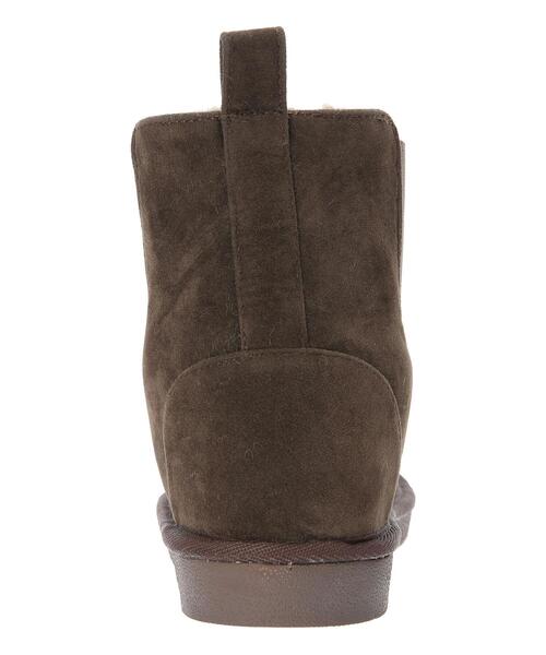 Samansa Mos2(サマンサ モスモス)の「サイドゴアフェイクムートンブーツ(ブーツ・レディース・ブラウン/ベージュ・M/L)」の7枚目の写真