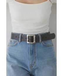 ALEXIA STAM | Leather Wide Belt/レザーワイドベルト(ベルト)