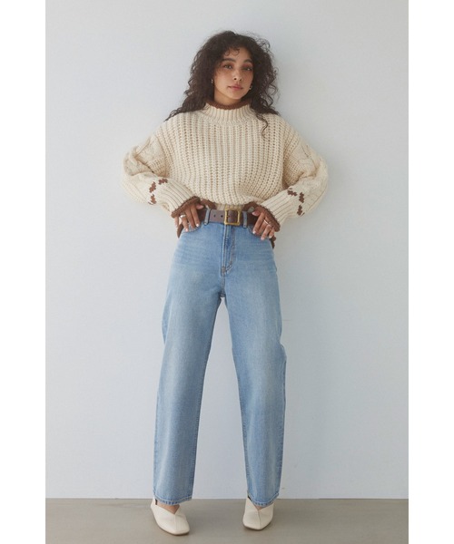 ALEXIA STAM（アリシアスタン）の「Leather Wide Belt/レザーワイドベルト（ベルト・レディース・ブラウン/ブラック・FREE）」の9枚目の写真