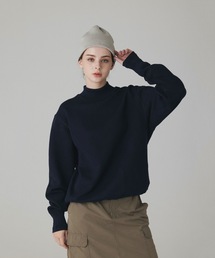 UN-USELESS（アンユースレス）の「【UN-USELESS】アンユースレス/ USL MOC NECK SWKNIT モックネック（スウェット）」